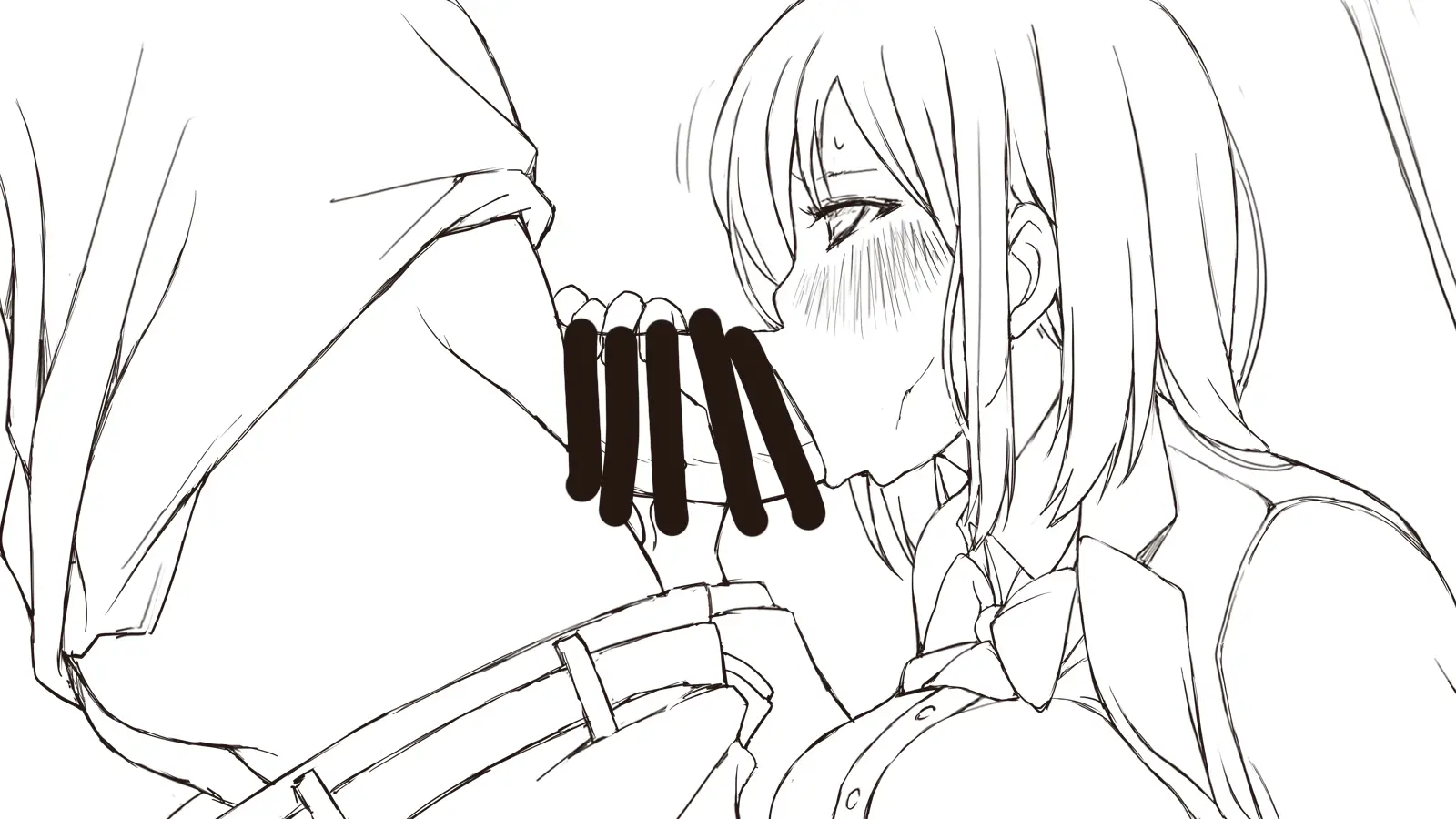 Watashi To Kareshi To Aitsu No Jijou_Rough Sketch